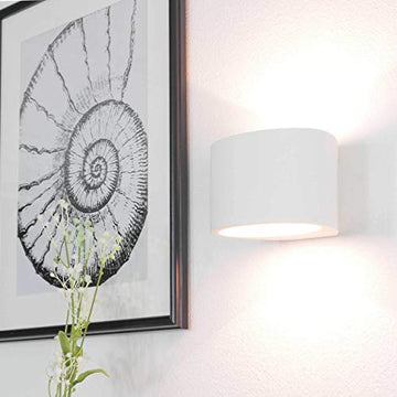 Plaster Gypsum Wall Light