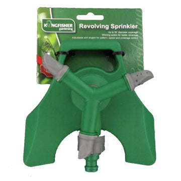 Rotating Sprinkler 3-Arm Fitting Hose Outdoor Water Spray