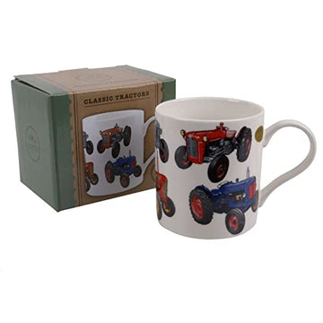 Vintage Farm Tractors 350ml Fine China Mug