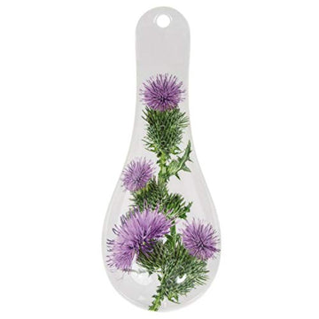 Thistle Flowers Design Spoon Rest