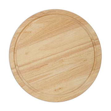 Hevea Wood Round Chopping Board 30cm