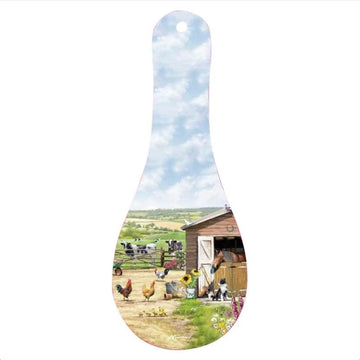 Farmhouse Melamine Spoon Rest