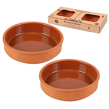 2Pcs Terracotta Clay Ramekin Set