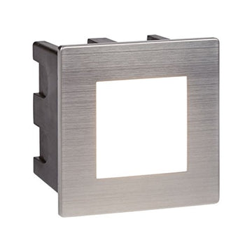 Ankle LED Square Chrome Wall Light