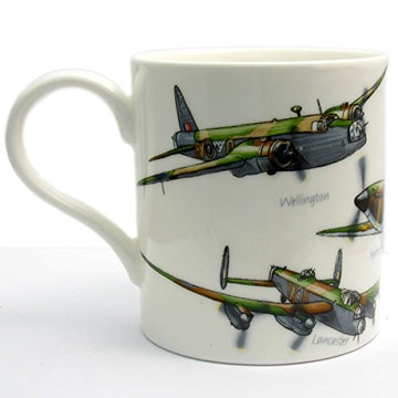 Classic Planes Ceramic Mug 350ml Collector Cup