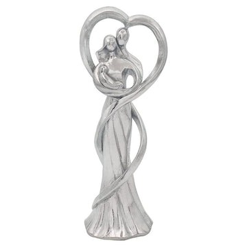 30cm Silver Figurine Sculpture Standing Decoration Ornament