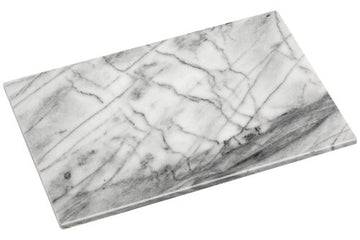 41cm White Marble Chopping Board