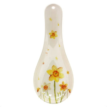 Yellow Daffodils Floral Melamine Spoon Rest