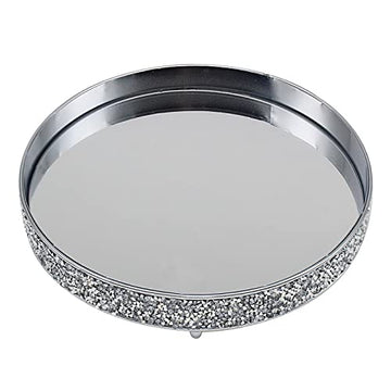 20cm Round Vanity Tray Accessories Holder Organiser