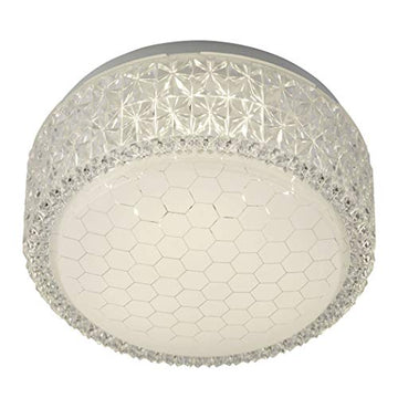 Searchlight LED Flush Fitting Honeycomb Pattern Shade