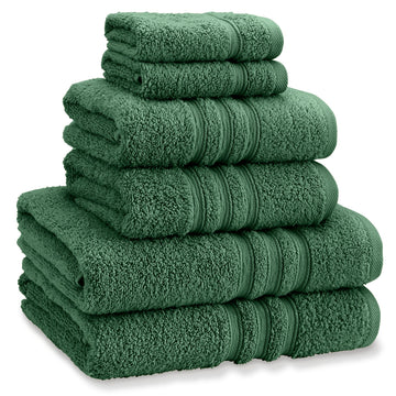 Catherine Lansfield Zero Twist Bath Towel - Dark Green