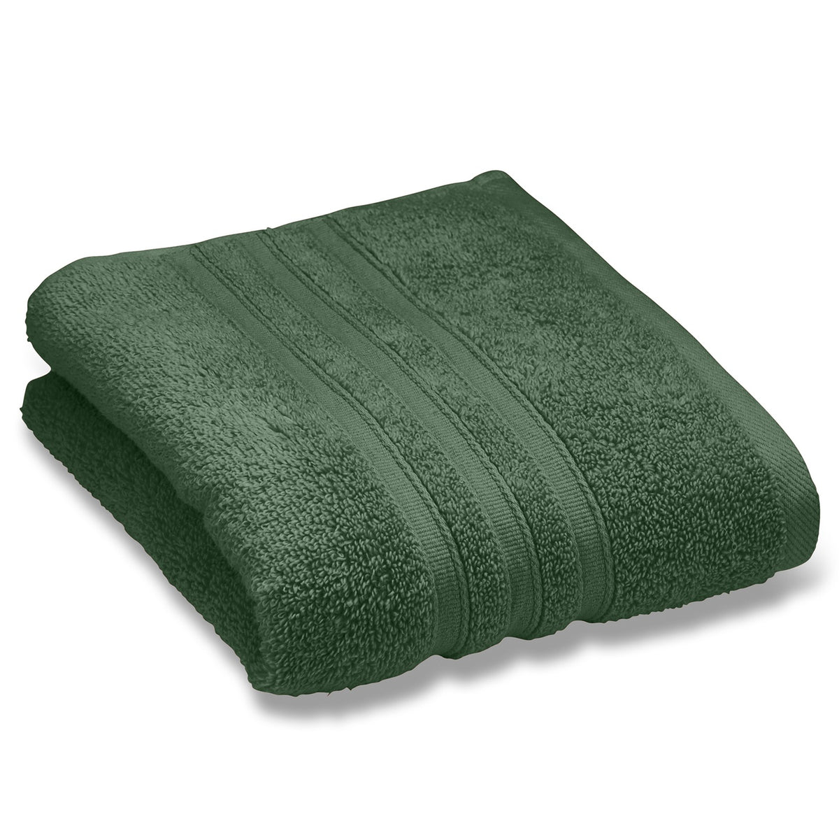 Catherine Lansfield Zero Twist Bath Towel - Dark Green