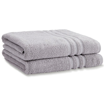 Catherine Lansfield Zero Twist Hand Towel - Silver Grey