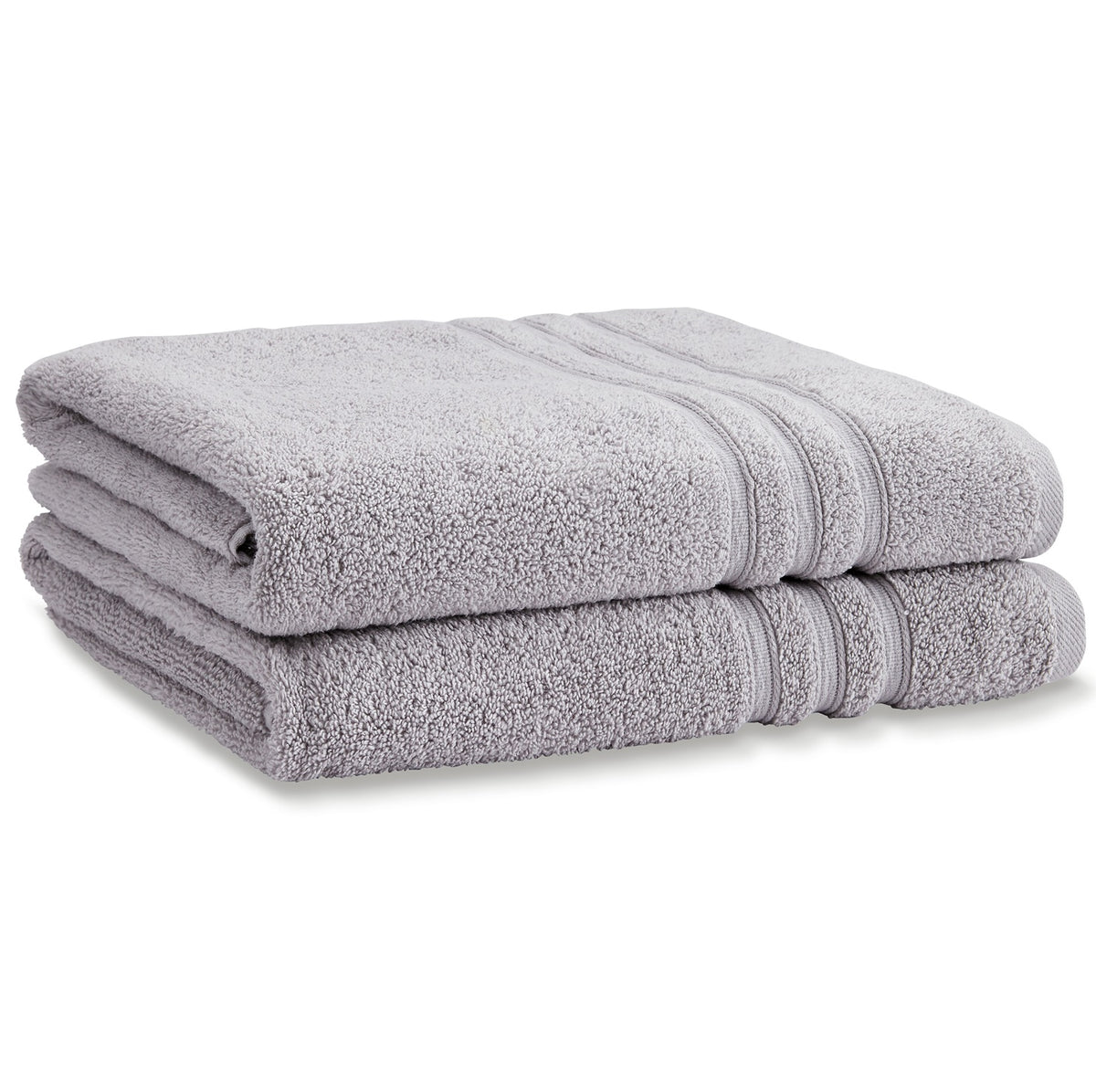 Catherine Lansfield Zero Twist Bath Sheet Towel - Silver Grey