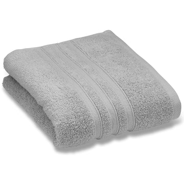 Catherine Lansfield Zero Twist Hand Towel - Silver Grey
