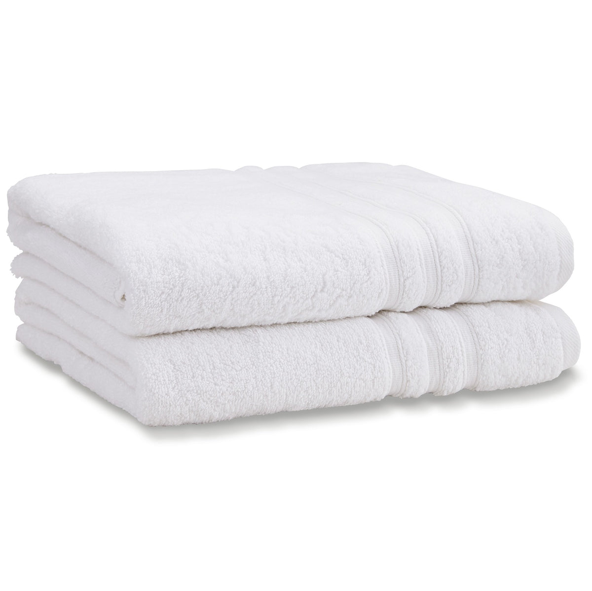 Catherine Lansfield Zero Twist Bath Towel - White