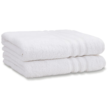 Catherine Lansfield Zero Twist Bath Towel - White