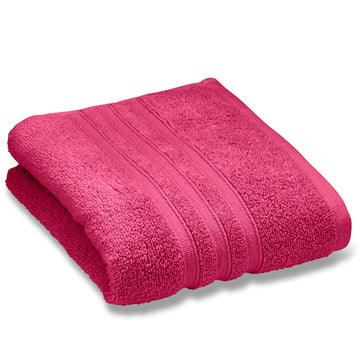 Catherine Lansfield Zero Twist Bath Towel - Hot Pink