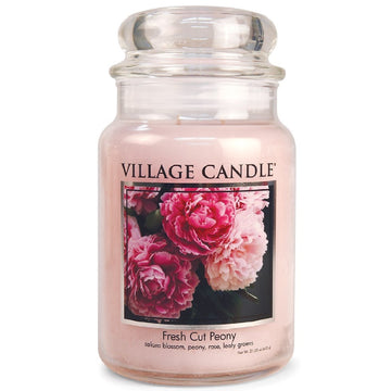 26oz Village Candle Fresh Cut Peony