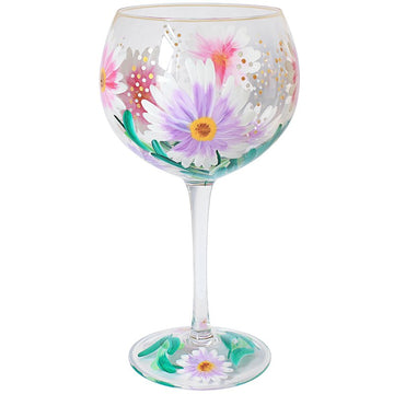Cosmos Flower Gin Cocktail Balloon Copa Glass