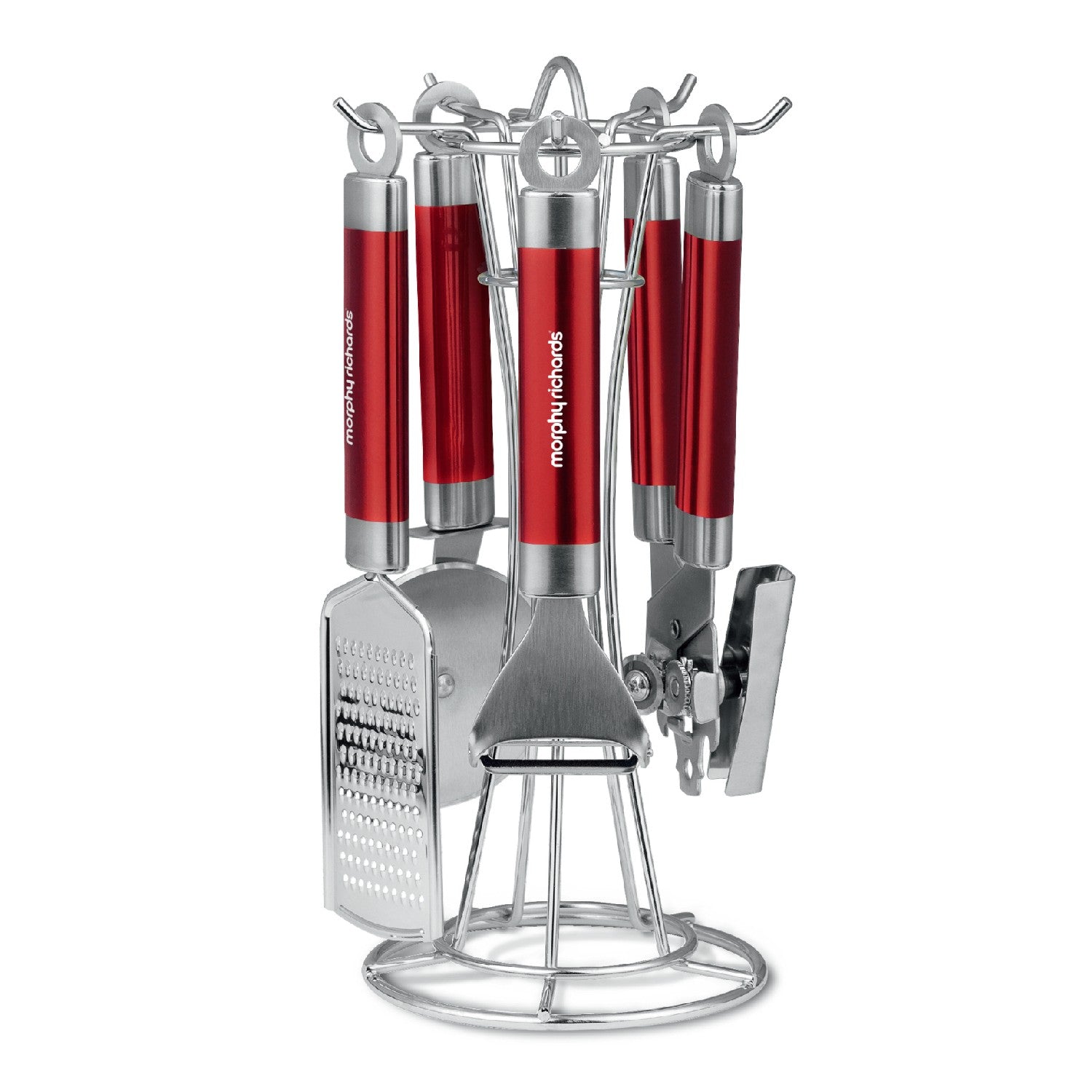 Morphy Richards 4Pc Red Kitchen Utensils Set