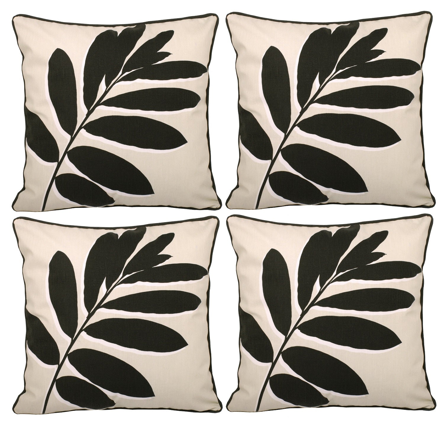 4pc Outdoor Cushion Cover Natural