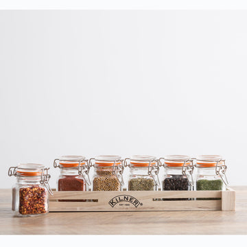 Belmint Spice Jar Rack with 12 Glass Jars