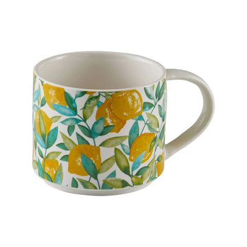 Price & Kensington 350ml Lemon Trail Design Coffee Mug