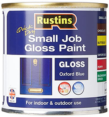 250ml Rustins Quick Dry Oxford Blue Gloss Paint