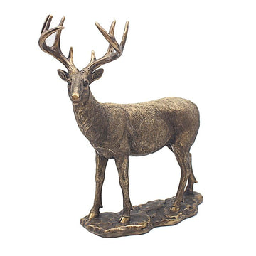 Bronze Resin Deer Figurine
