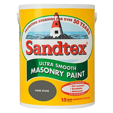 Sandtex Ultra Smooth Masonry Paint - 5L Dark Stone