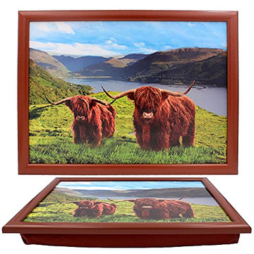 Highland Cows Cushioned Laptray