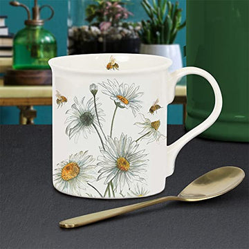 Bee-tanical Daisy Flower Mug 250ml Cup