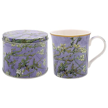 Van Gogh Almond Blossom Ceramic Mug In Tin