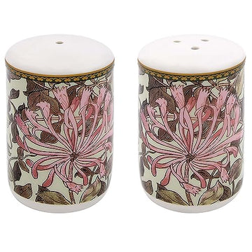 Morris Pink Honeysuckle Ceramic Salt & Pepper Shakers