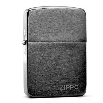 Zippo Black Ice 1941 Replica Logo Lighter