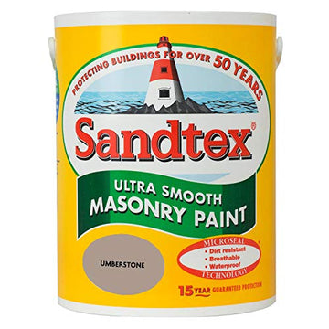 Sandtex Ultra Smooth Masonry Paint - 5L Umberstone