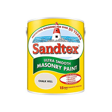 Sandtex Ultra Smooth Masonry Paint - 5L Chalk Hill