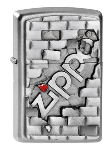 Zippo The Wall Emblem Logo Lighter