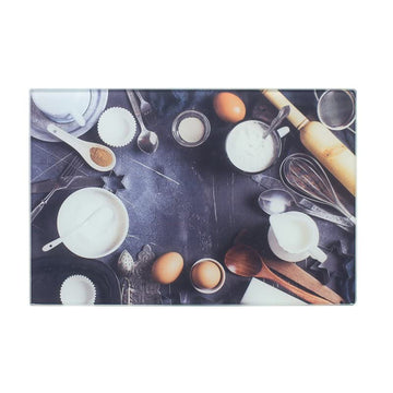 30x20cm Baking Tempered Glass Chopping Board