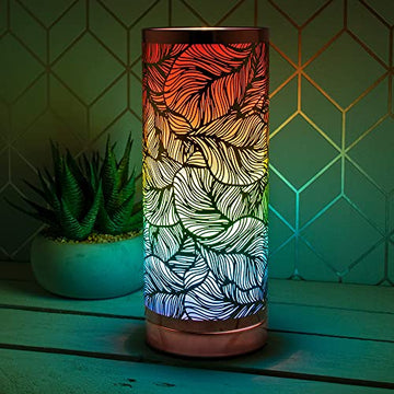 Desire Aroma Leaf Wax Melt Burner LED Lamp Rainbow