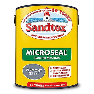 Sandtex Ultra Smooth Masonry Paint - 5L Vermont Grey