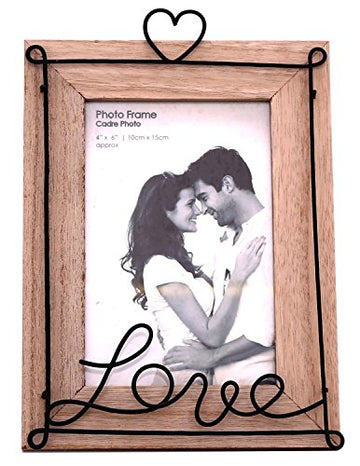 4x6 Picture Frame Wood with Love Lettering