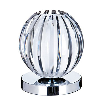 Claw Touch Chrome Frosted Glass & Acrylic Table Lamp