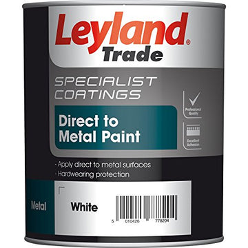 750ml White Leyland Trade Specialist Coatings Direct to Metal Paint