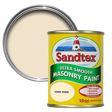 Sandtex Ultra Smooth Masonry Paint - 5L Ivory Stone
