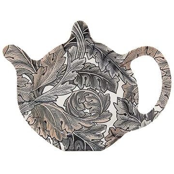 W Morris Acanthus Brown Victorian Teabag Tidy