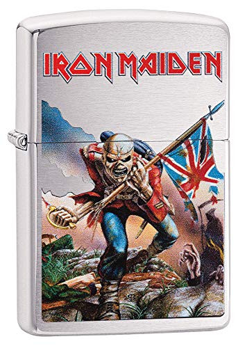 Zippo Chrome Iron Maiden Band Lighter