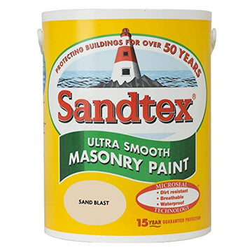 Sandtex Ultra Smooth Masonry Paint - 5 Litre Sand Blast