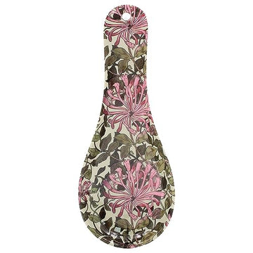 Morris Pink Honeysuckle Melamine Spoon Rest Holder